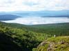 Вид на озеро Имандра с высоты