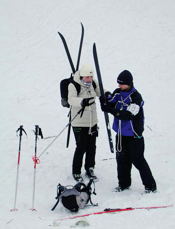 Лыжные соревнования туристов