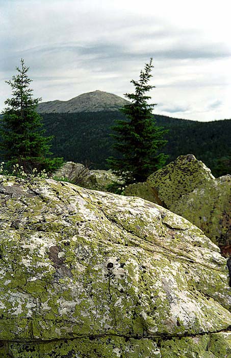 Гора Круглица со склона Откликного Гребня