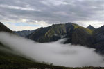 Туман в саянской долине