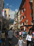 Пешеходные улицы центральной части Инсбрука
