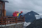 Альпийская хижина Кюрзингер-хютт у ледника Оберзульцбахкес в Высоком Тауэрне