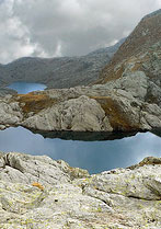 Озеро Котел в массиве Тексель на юго-востоке Эцтальских Альп