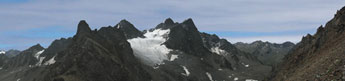 Панорама перевала Рифльйох в Эцтальских Альпах