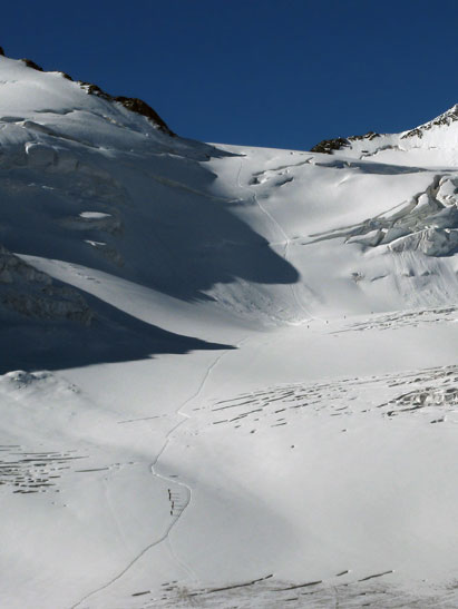 Тропа на самый высокий перевал Эцтальских Альп Миттеркарйох