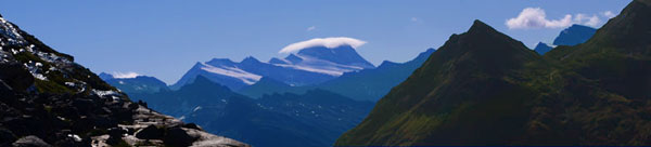 Вершина Гросглокнер в Альпах