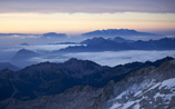 Панорама массива Адамелло в Итальянских Альпах