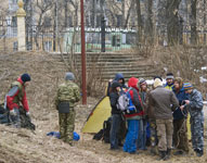 Лагерь казанской команды