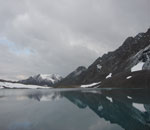 Ледниковое озеро в Киргизском хребте